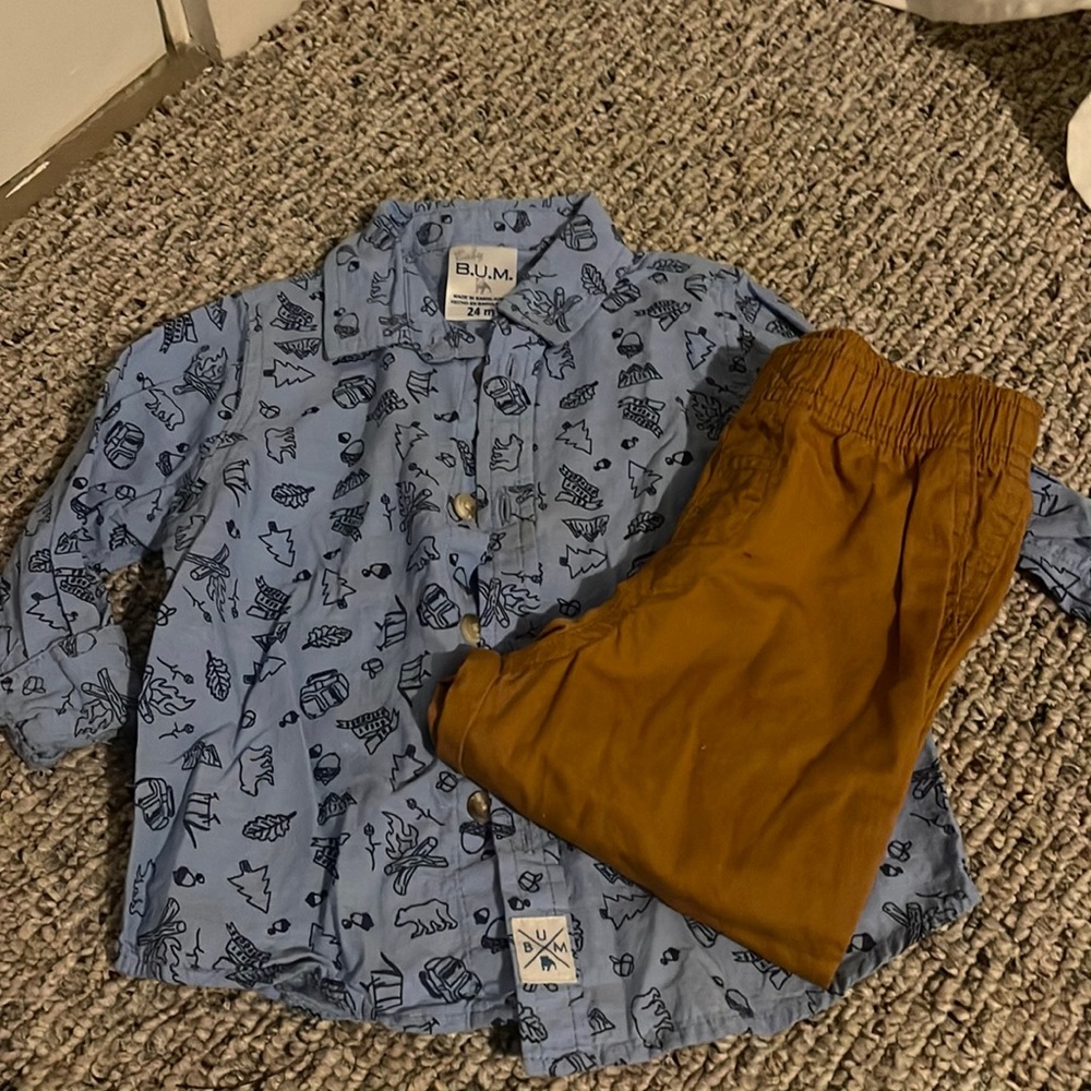 BUM 2 piece woodland set
